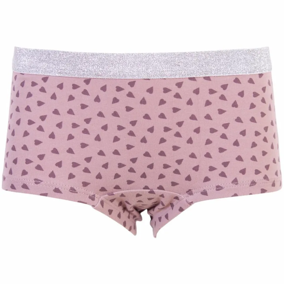Queenz Uno Pige Trusser m. glimmer - Deauville Mauve AOP