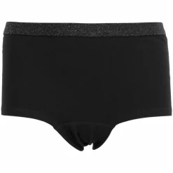 Queenz Uno Pige Trusser m. glimmer - Black