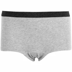 Queenz Uno Pige Trusser m. glimmer - Grey Melange