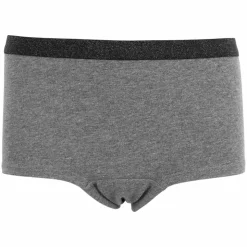 Queenz Uno Pige Trusser m. glimmer - Grey Melange