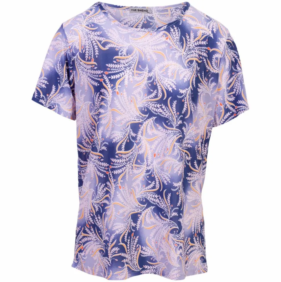 Roseline Dame T-shirt - Blå