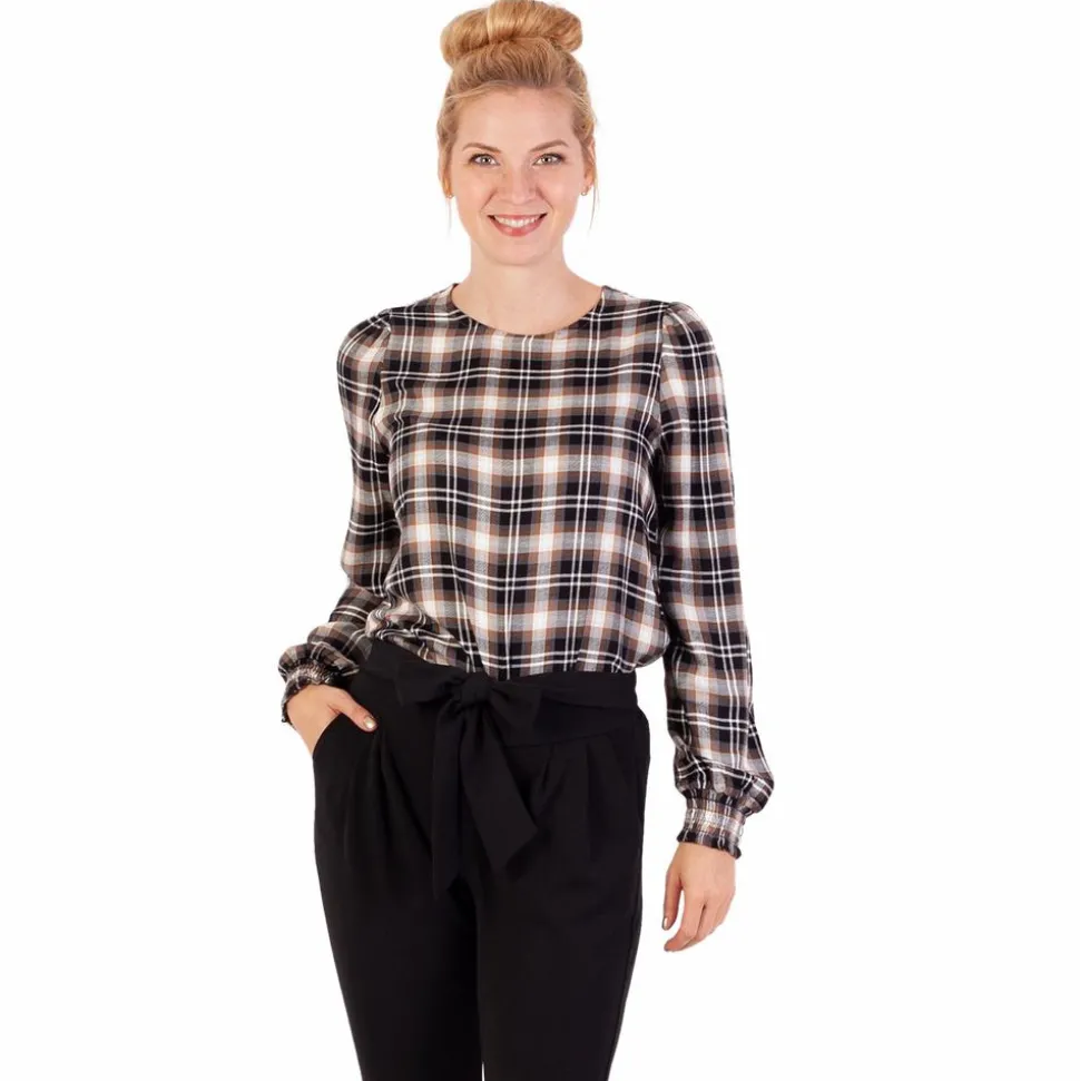 Sirup Dame Bluse - Black Combo