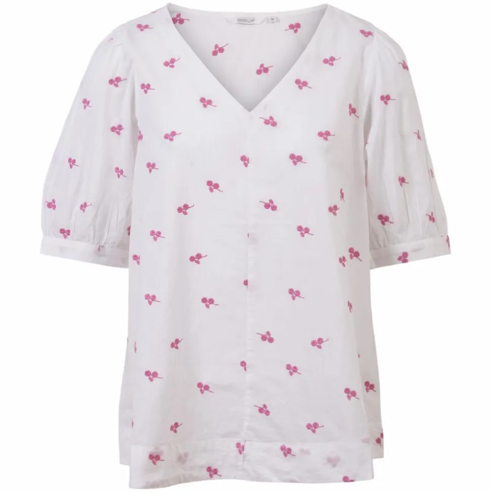 Sirup Dame Kortærmet bluse - Wild Orchid