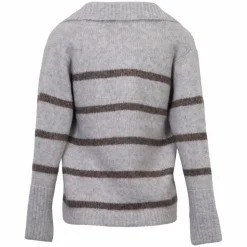 Sirup Dame Striktrøje - Light Grey