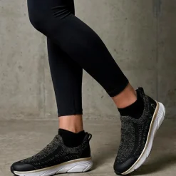 SJ Dame Sneakers - Sort/Platin