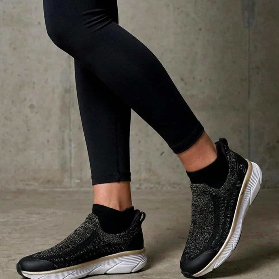 SJ Dame Sneakers - Sort/Platin