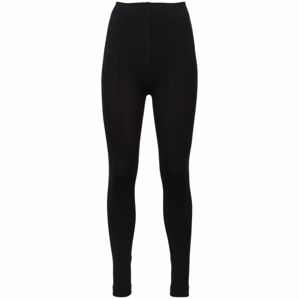 Soft Fur Dame Termoleggings - Sort