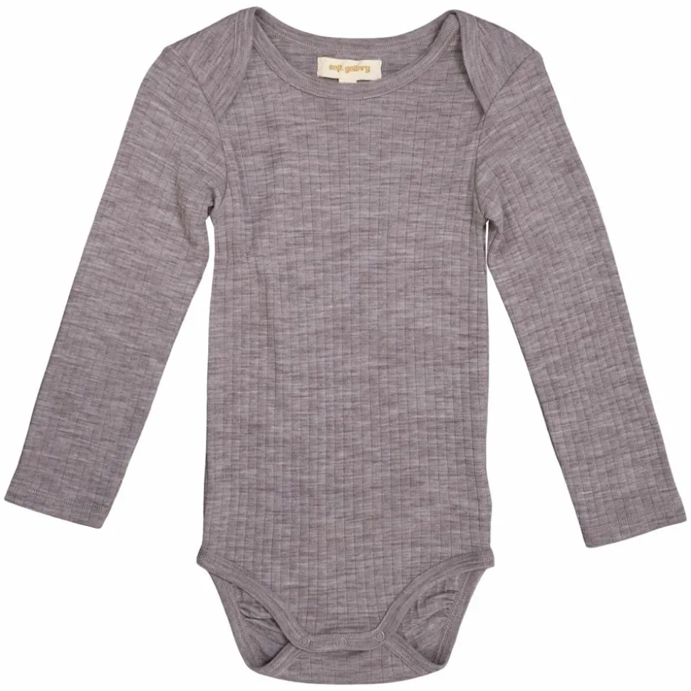 Soft Gallery Baby Body i merinould - Melange Denver
