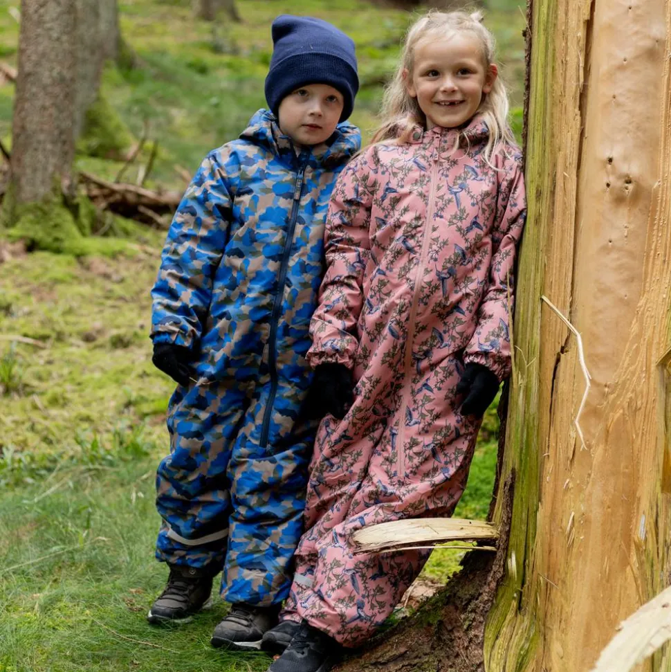 Soft Gallery Børne Flyverdragt m. fleece - Camo AOP