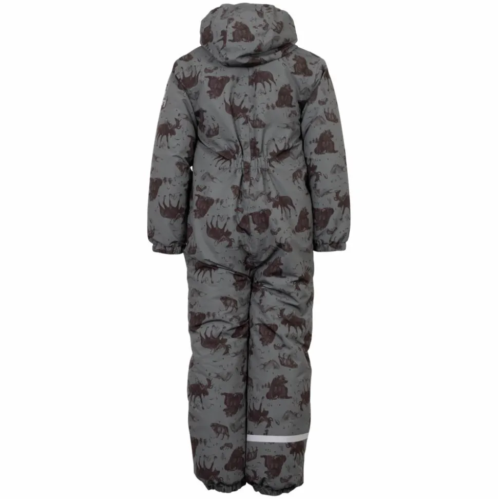 Soft Gallery Børne Flyverdragt m. fleece - Castor Gray Aop