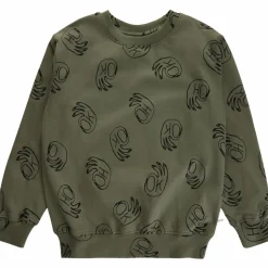 Soft Gallery Drenge Sweatshirt i økologisk bomuld - Deep Lichen Green