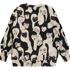 Soft Gallery Pige Sweatshirt i økologisk bomuld - Fog