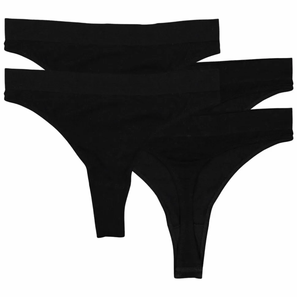 Steenholt Alison Dame G-streng i bambus - Black