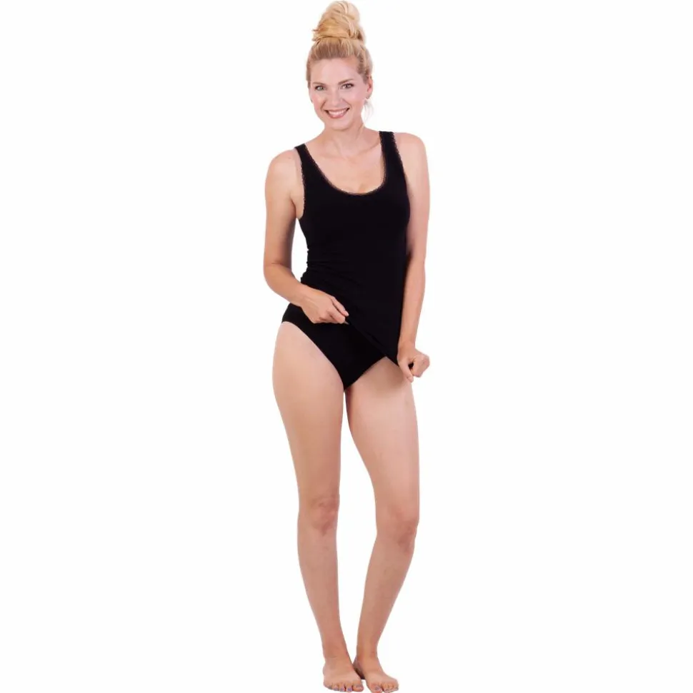 Steenholt Alison Dame Trusser i bambus - Black