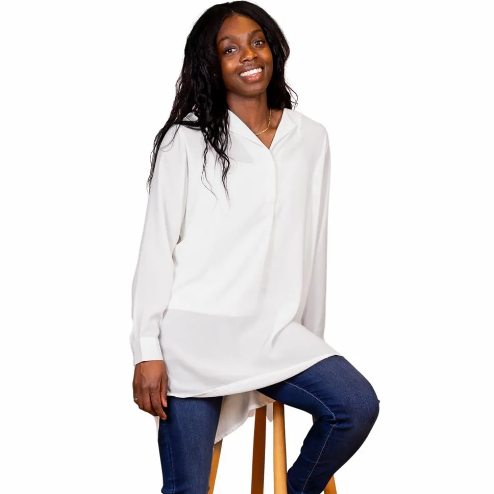 Steenholt Clara Dame Kjole - Bright White
