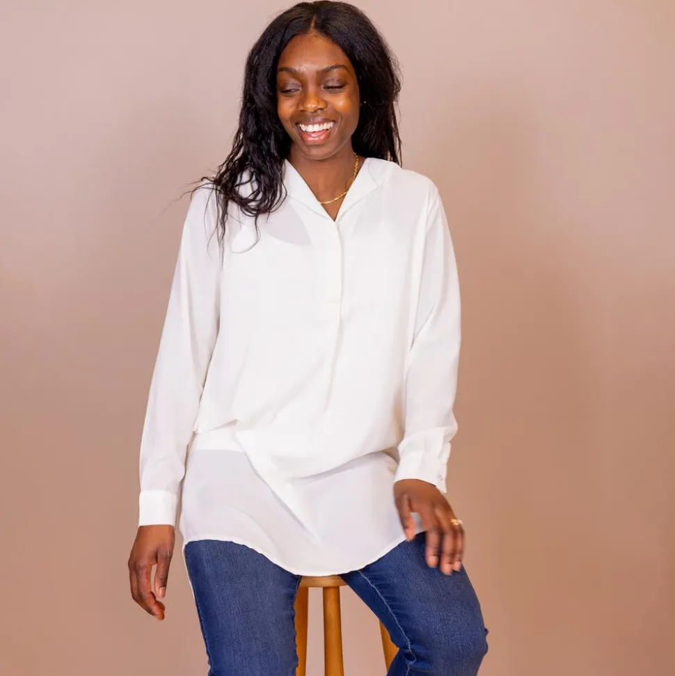 Steenholt Clara Dame Kjole - Bright White
