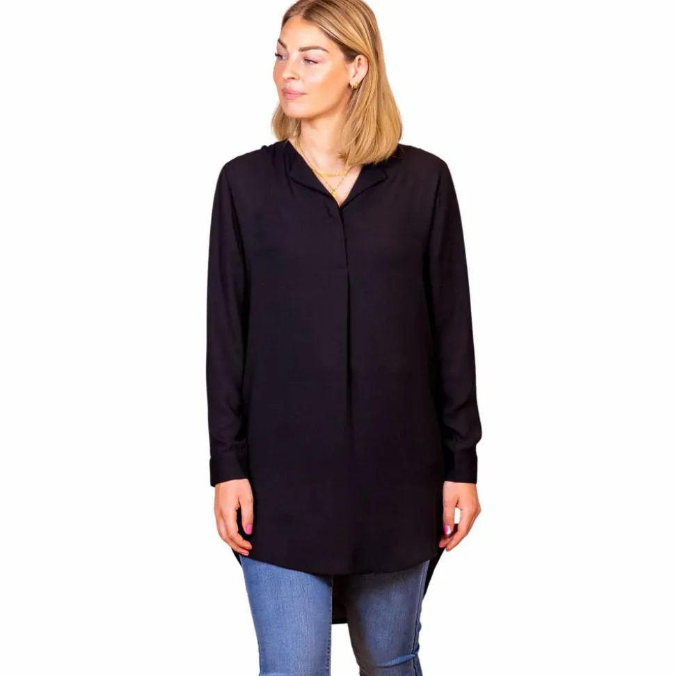 Steenholt Clara Dame Kjole - Jet Black