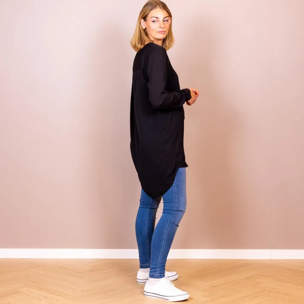 Steenholt Clara Dame Kjole - Jet Black