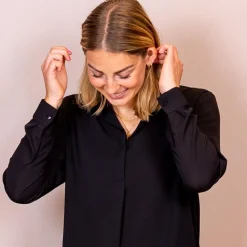 Steenholt Clara Dame Kjole - Jet Black