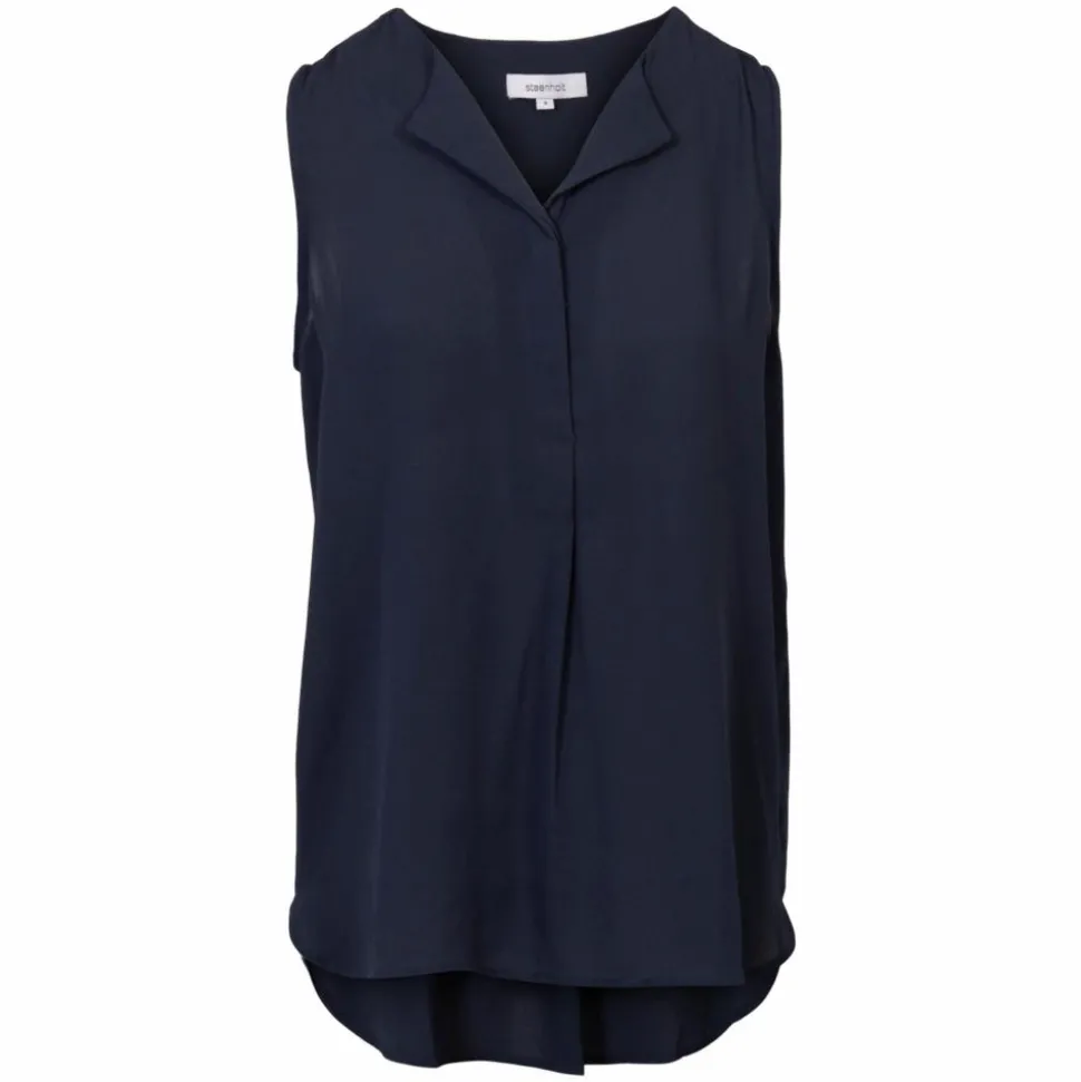 Steenholt Clara Dame Top - Navy