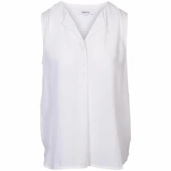 Steenholt Clara Dame Top Plus Size - Bright White