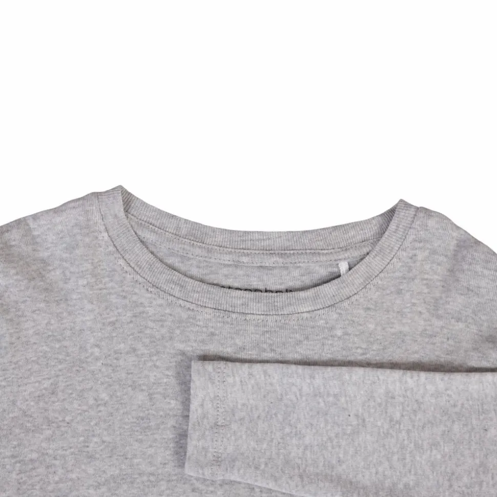 Steenholt Clark Børne Langærmet t-shirt - Light Grey