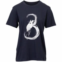 Steenholt Dame T-shirt m. glimmer - P3 NAVY BLAZER
