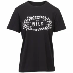 Steenholt Dame T-shirt m. glimmer - P5 BLACK