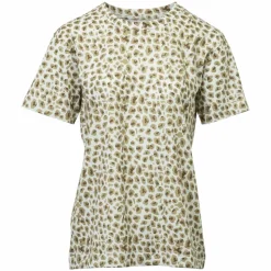 Steenholt Dame T-shirt m. glimmer - P2 AOP Leo Brown