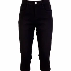 Steenholt Grace Dame Capri - Black Denim