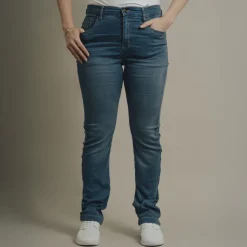 Steenholt Grace Dame Jeans m. stretch - M. Light Blue Denim