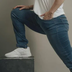 Steenholt Grace Dame Jeans m. stretch - M. Light Blue Denim