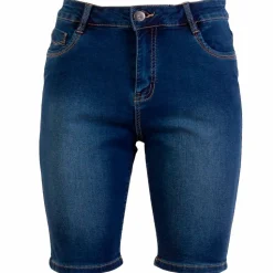 Steenholt Grace Dame Shorts Plus Size - Blue Denim