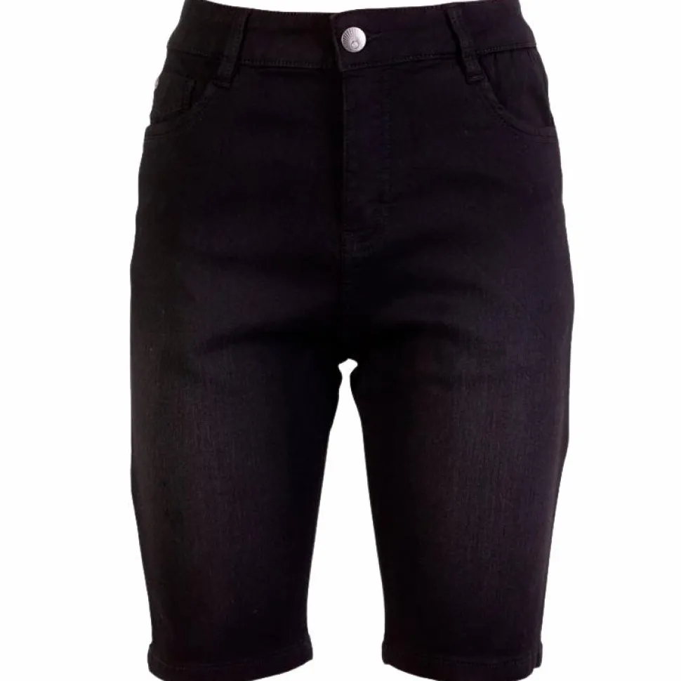 Steenholt Grace Dame Shorts - Black Denim