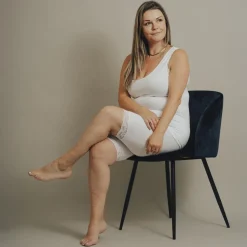Steenholt Harmony Dame Cykelshorts Plus Size - White