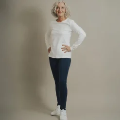 Steenholt Harmony Dame Langærmet t-shirt - White