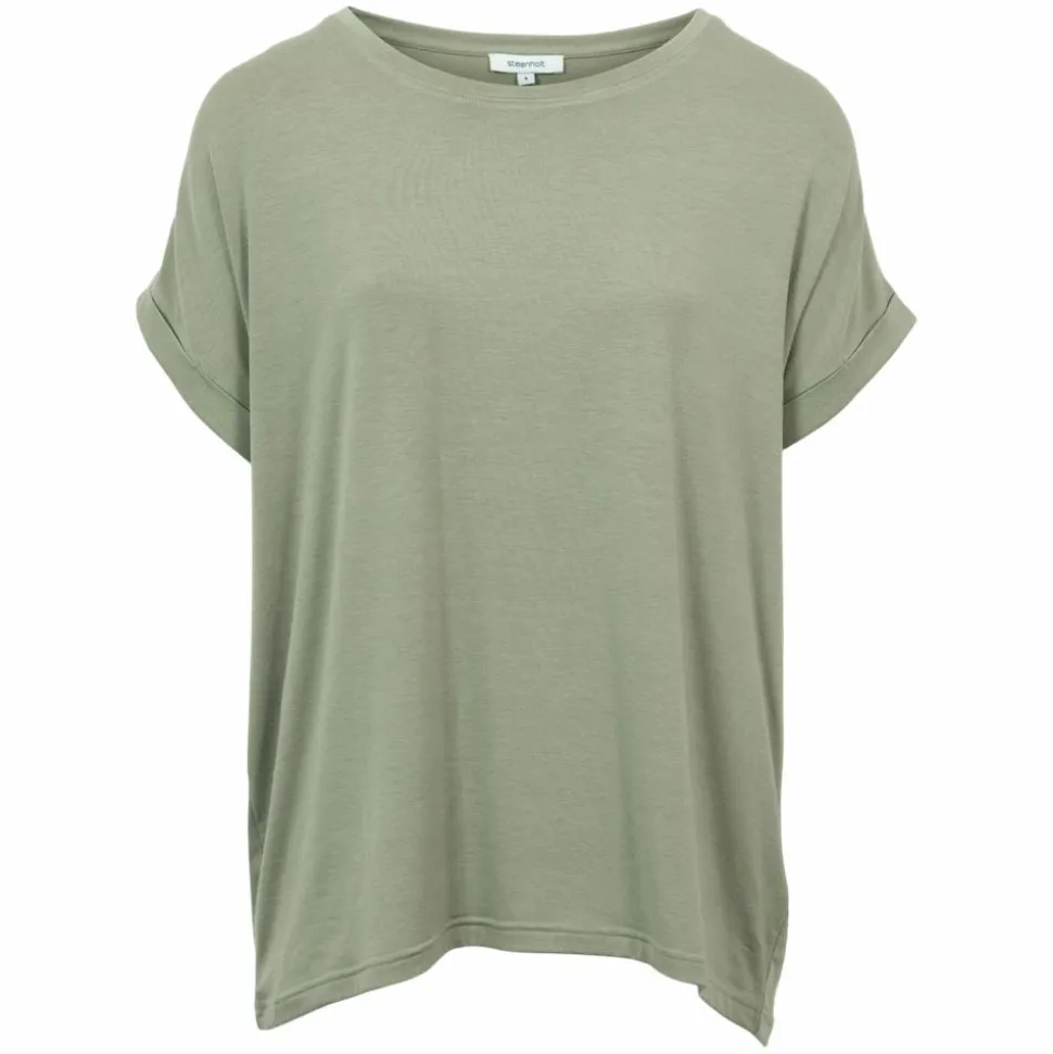Steenholt Joan Dame T-shirt Plus Size - Tea