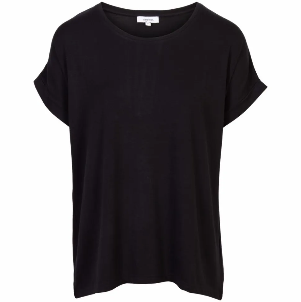 Steenholt Joan Dame T-shirt Plus Size - Black