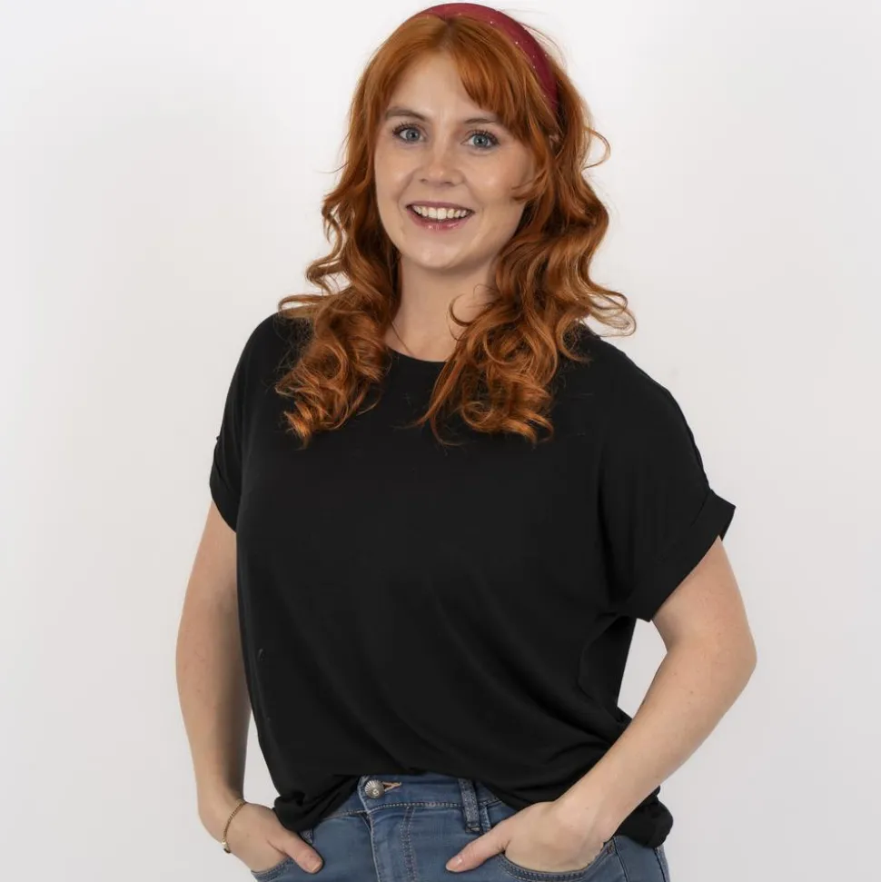 Steenholt Joan Dame T-shirt - Black