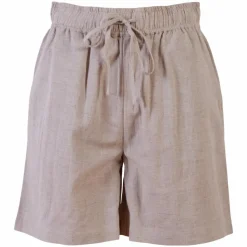 Steenholt Linett Dame Shorts i hørmix Plus Size - Woody