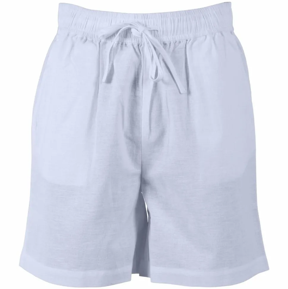 Steenholt Linett Dame Shorts i hørmix - Heavenly Blue