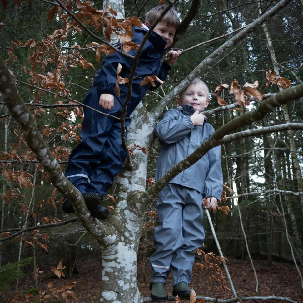 Steenholt Moss Børne Regnsæt - Blue Nights
