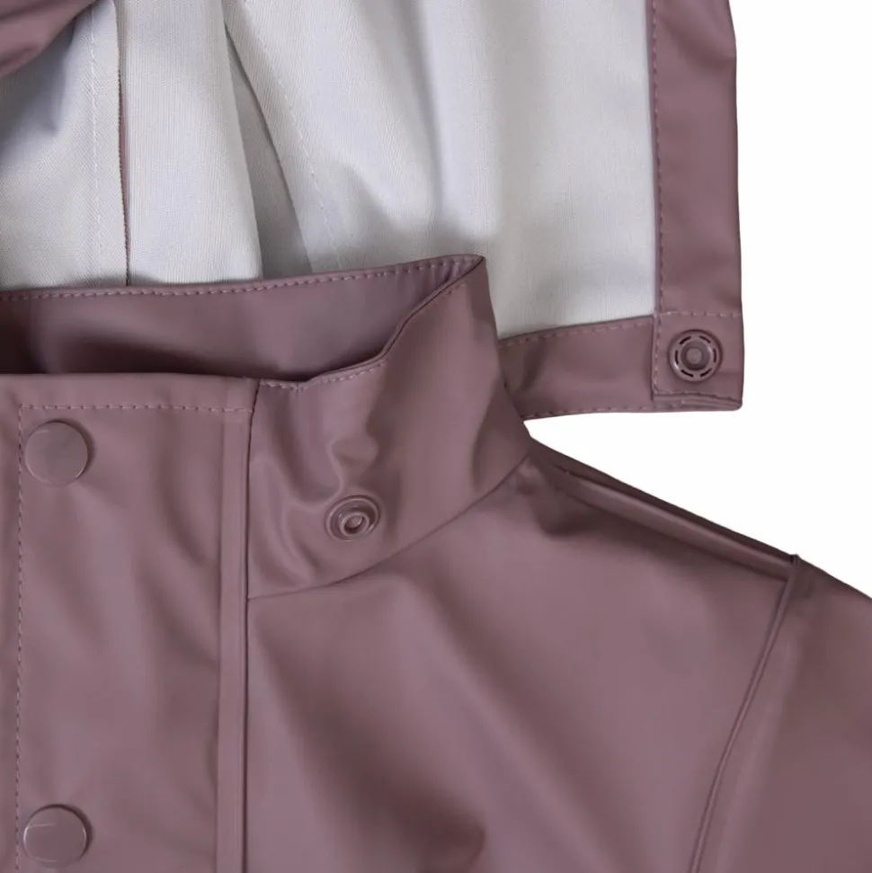 Steenholt Moss Børne Regnsæt - Twilight Mauve