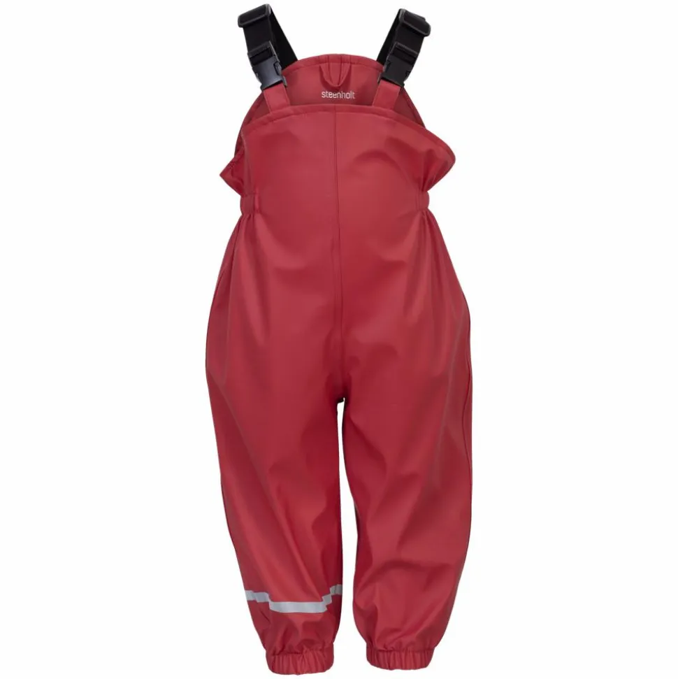Steenholt Moss Børne Regnsæt - Pompeian Red