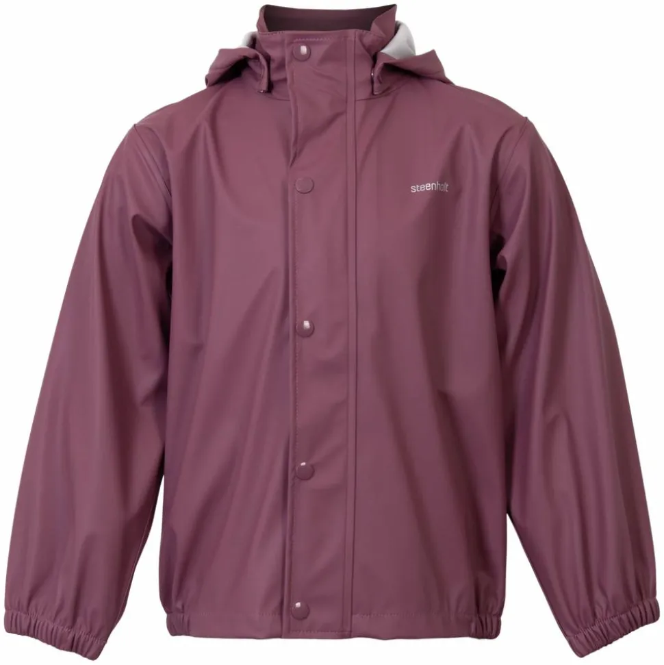 Steenholt Moss Børne Regnsæt - Crushed Berry