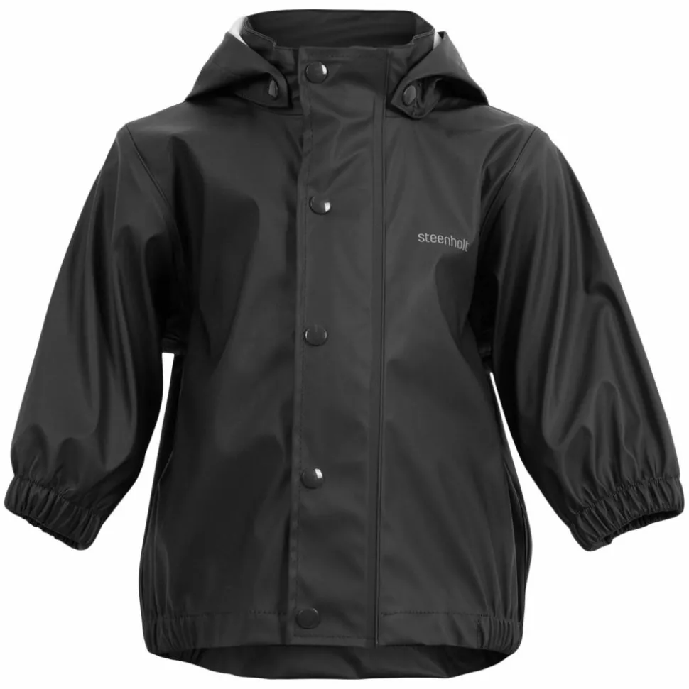 Steenholt Moss Børne Regnsæt - Black