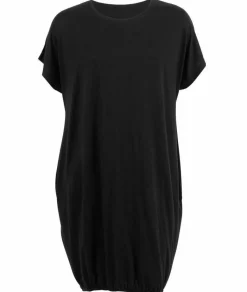 Steenholt Nima Dame Kjole Plus Size - Jet Black