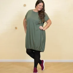 Steenholt Nima Dame Kjole Plus Size - Laurel Wreath