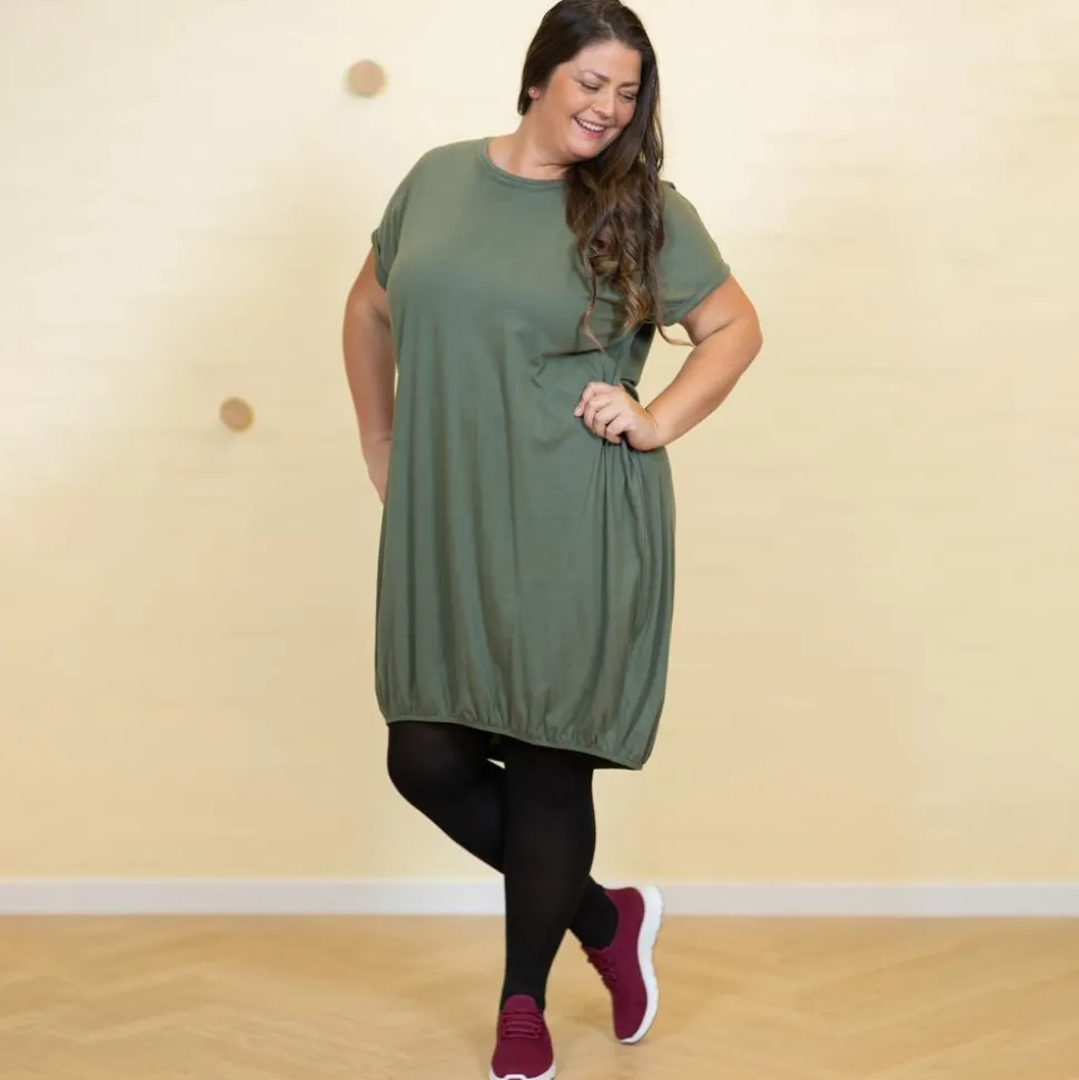 Steenholt Nima Dame Kjole Plus Size - Laurel Wreath