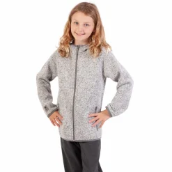 Steenholt Ocean Børne Fleecejakke - Light Grey